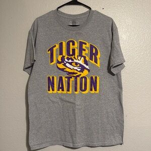 LSU Tiger Nation Gray T-Shirt Size L